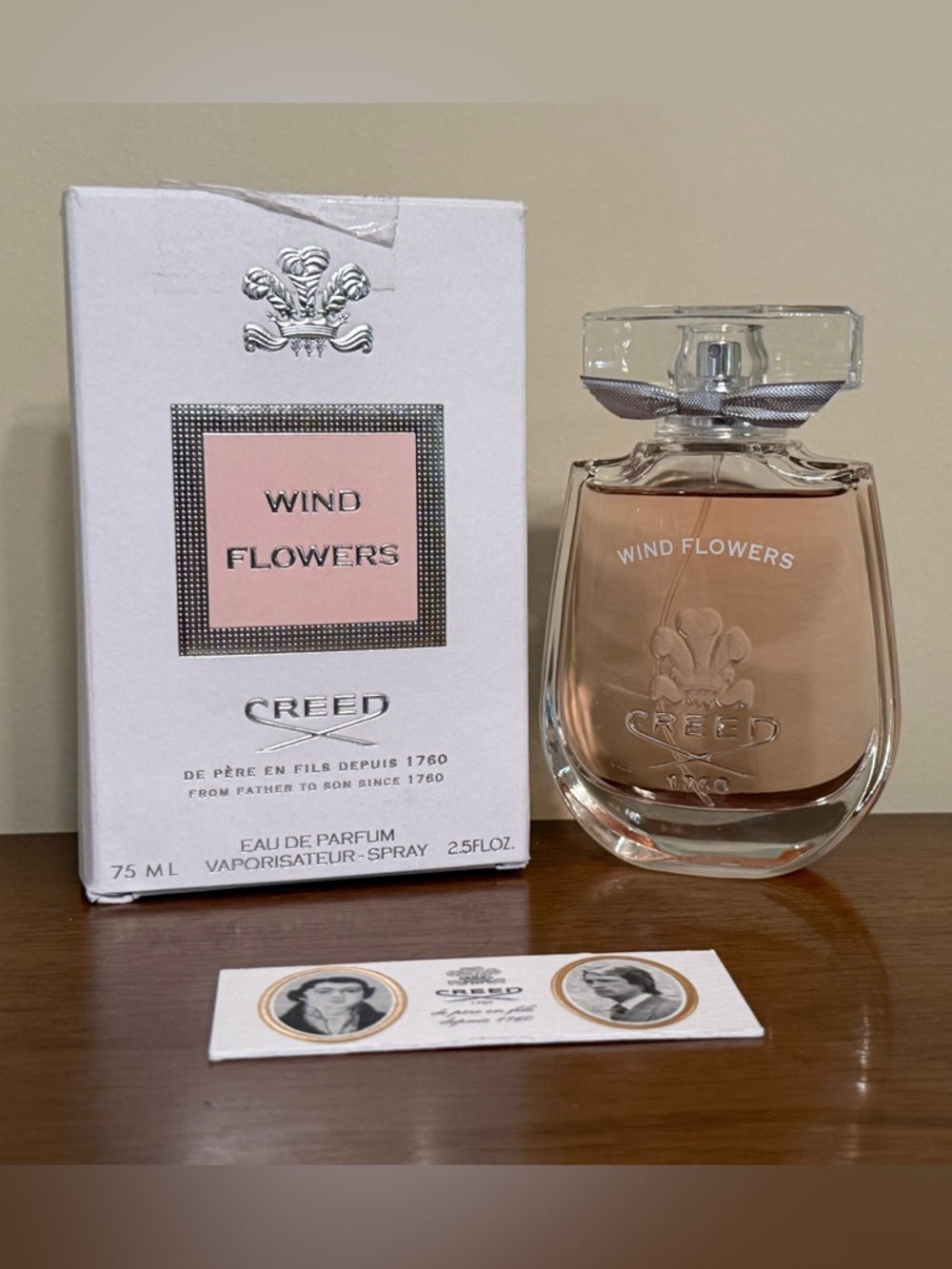 CREED Wind Flowers Eau de Parfum Fragrance, 2.5 oz, New In Damaged Box